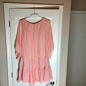 Belk Pink Ruffle Dress